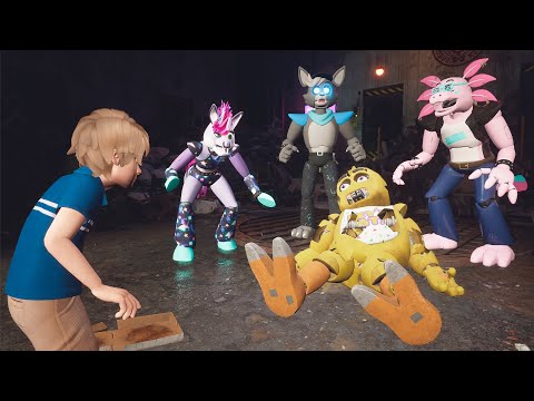 All FNAF ANIMATRONICS GOT NEW SECRET UPGRADE – FNAF Security Breach