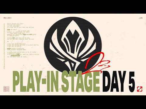 PSG vs. LLL | DAY 5 | MSI 2023 | PSG Talon v LOUD | GAME 1 (2023)