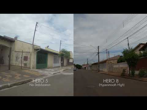 Gopro Hero 5 vs Hero 8 (4K)  - Stabilization Test + Reelsteady Go