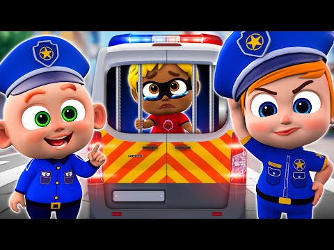 Baby Police Chase Thief - Police Officer Song - Funny Songs and More Nursery Rhymes & Kids Songs