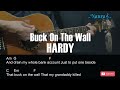 HARDY Buck On The Wall Guitar Chords Lyrics