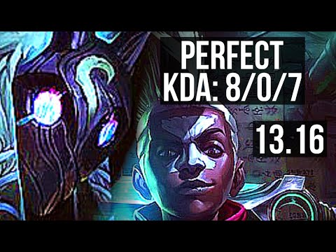 KINDRED vs EKKO (JNG) | 8/0/7, Quadra, 1000+ games, Legendary, 1.0M mastery | NA Master | 13.16
