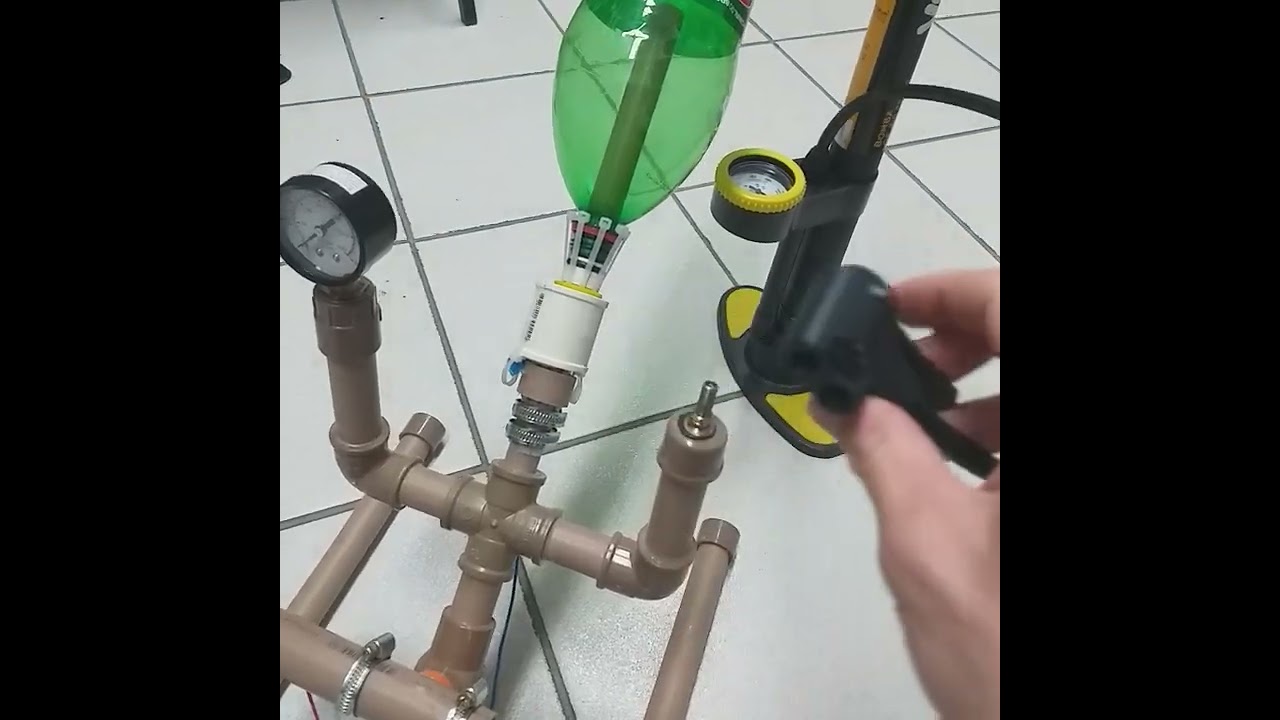 Detalhes sobre a base de lançamento - MOBFOG OBA ASTRONOMIA FOGUETE