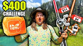 $400 TEMU Budget Fishing Challenge!!! (Surprise Trophy Catch!)