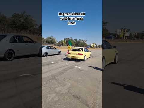 Thumbnail for Drag Race: 1uz Turbo Toyota Brevis vs Subaru Imprezza Wrx STI GC8 #donnybrook #car #dragrace #fyp by Toyota Brevis