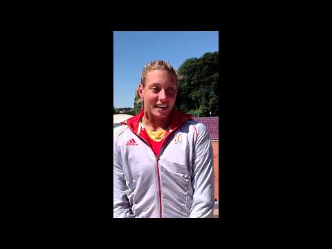 Yanina Wickmayer (conférence de presse, JO)