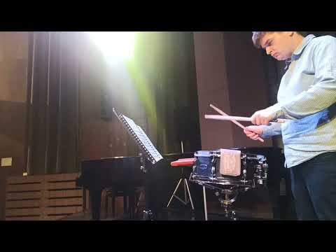 Mitchell Peters -Advanced snare drums studies etude No 9