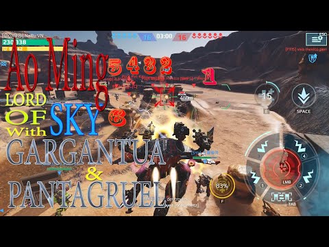 War Robots | Ao Ming is lord of Sky with GARGANTUA, PANTAGRUEL | WR Gameplay   #wr