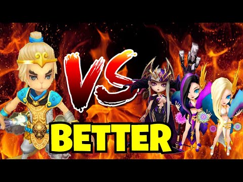 Summoners War - QITIAN vs GIANA, LAIMA and NEPTHYS