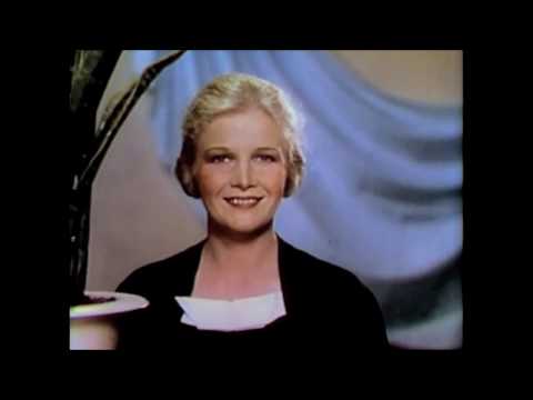 Test para Technicolor de Ann Harding en 1934