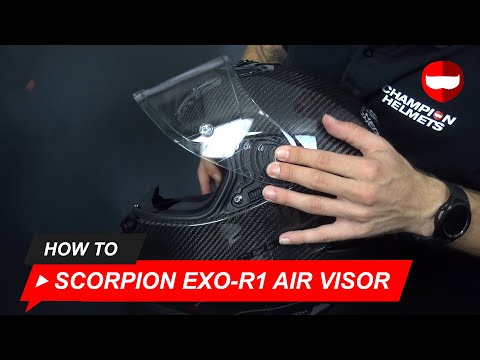 How to Change the Visor of the Scorpion EXO-R1 Air Carbon - ChampionHelmets.com