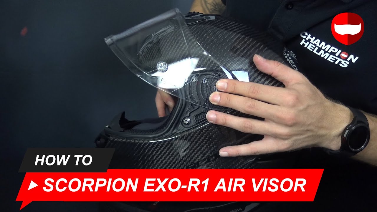 How to Change the Visor of the Scorpion EXO-R1 Air Carbon - ChampionHelmets.com