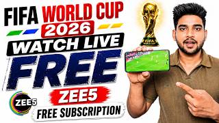 FIFA World Cup 2026 Live Kaise Dekhe Free Me | ZEE5 Free Subscription Kaise Le (Legal Method)