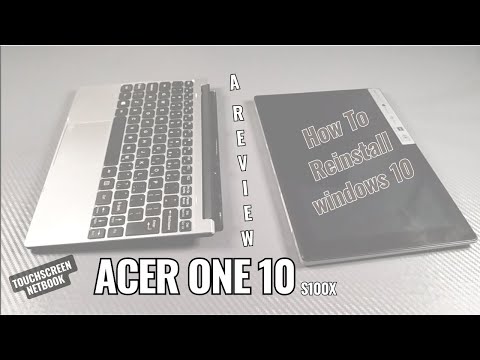 Reinstall Windows 10 on Acer one 10