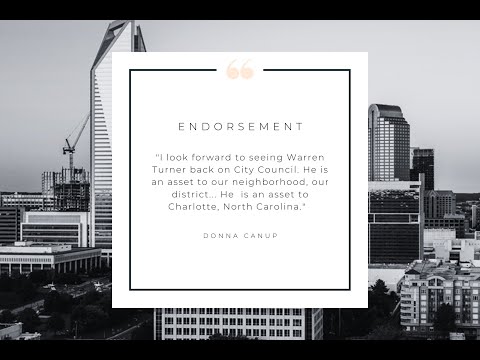 Warren F. Turner for Charlotte City Council District 3 - Endorsement of Donna Canup