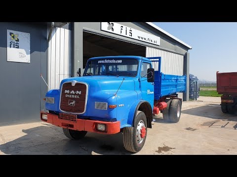 TRUCK MAN 15.200 HAK 4X4 TIPPER FIŠ TRUCKS & MACHINERY SLOVENIA
