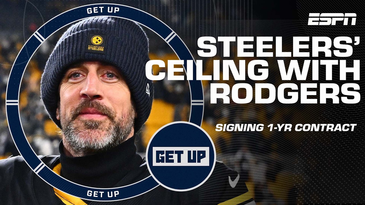 FINALLY AN ANSWER 👏 Reacting to Aaron Rodgers’ decision to return to the Steelers | Get Up