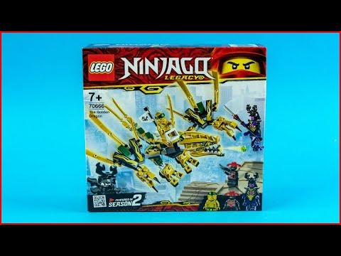 Vidéo LEGO Ninjago 70666 : Le dragon d'or