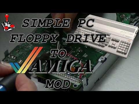 Convert a PC Floppy Drive to work on AMIGA | Easy Mod