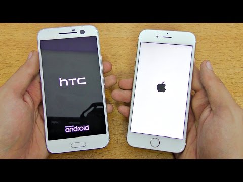 HTC 10 vs iPhone 6S - Speed Test! (4K)