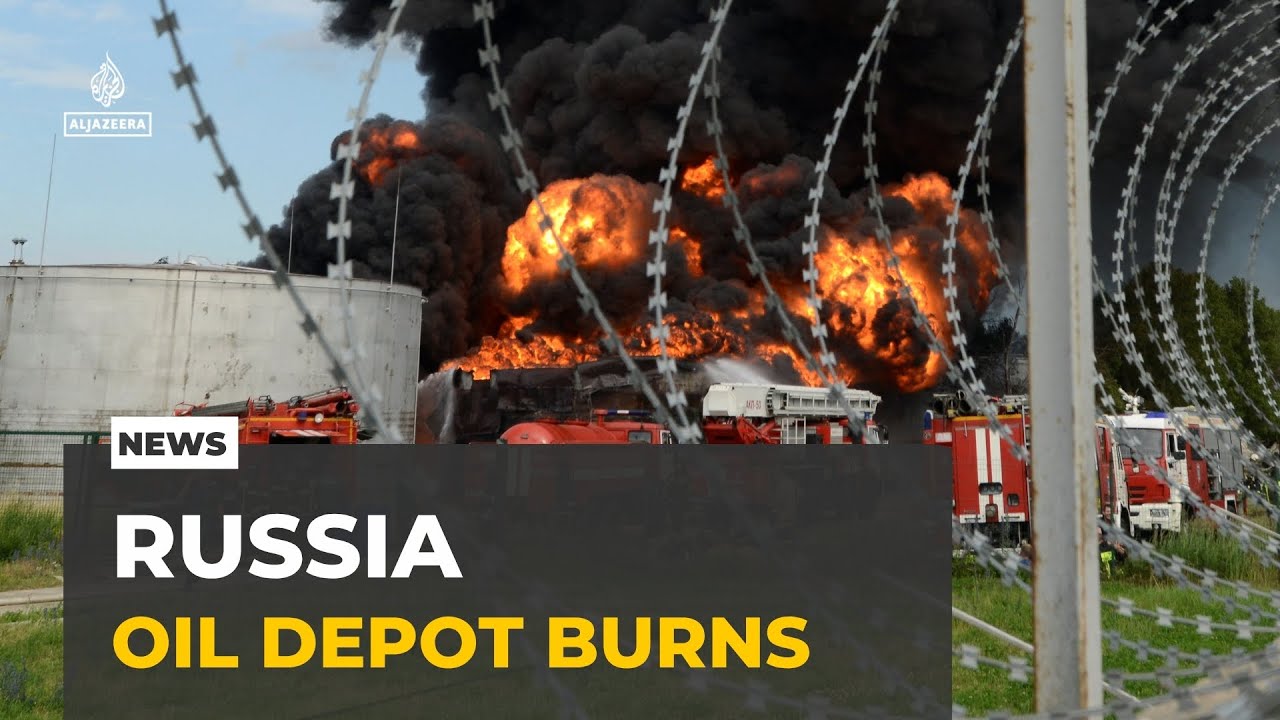 Russia port city attacked: Fire at oil facility on Black Sea impacts residents