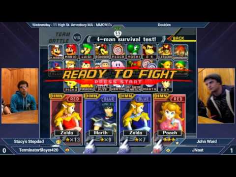 MMOM 87 - Stacy's Stepdad/TerminatorSlayer420 vs John Ward/JNaut SSBM Teams WQ