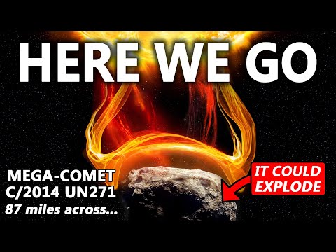 Mega-Comet UN271 Has Arrived, and a Massive Triple Plasma Burst just Blasted Straight To It...