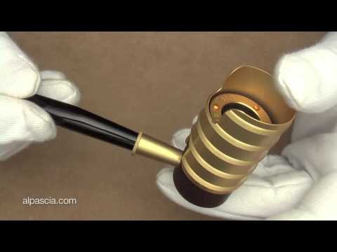 pipa Tsuge Metal Tankard Thunderstorm Gold - smoking pipe 215