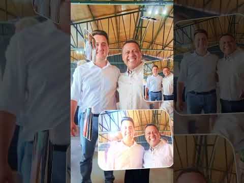 JORNALISTA CLAYTON VINÍCIUS E SANTIN ROVEDA UNEM FORÇAS PELO DESENVOLVIMENTO DO LITORAL!