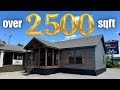 The BADDEST version of this HUGE mobile home model I've toured! Prefab House Tour