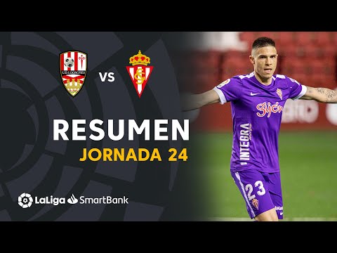 Resumen de UD Logroñés vs Real Sporting (0-4)