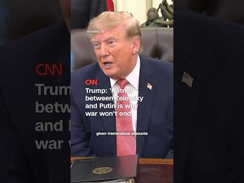 Trump: ‘Hatred’ between Zelensky and Putin is why war won’t end