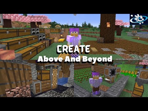Create: Above and Beyond Ep2 Endless Wood and Andesite!