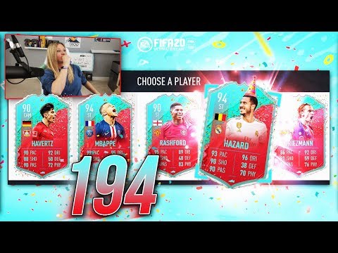 FIFA 20 FUT BIRTHDAY 194 RATED DRAFT CHALLENGE
