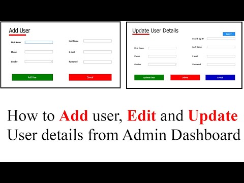 How to Add Edit and Update user data in Admin Panel in VB NET | Gift Shop