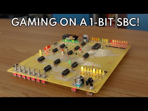 Playing a Game on a MC14500 1-bit Single Board Computer!