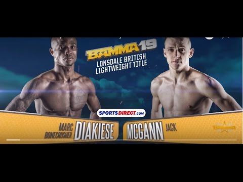 Marc Diakiese vs Jack McGann | BAMMA 19 | Full Fight