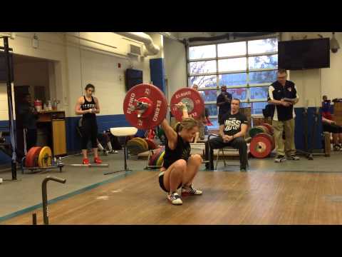 Hailee Lollar (Junior, 63 kg) - 75 kg (165 lb) Snatch Attempt