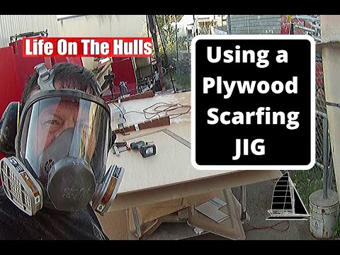 Ep092 Major Bulkhead Scarfing - Scarfing jig - Catamaran Build Project