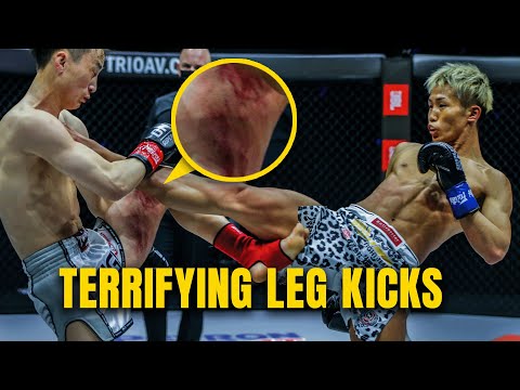 HUGE DAMAGE 😵 ONE's NASTIEST Leg Kicks | Nong-O, Rodtang & MORE!