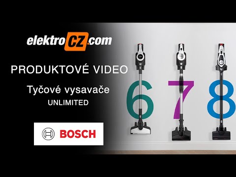 Tyčové vysavače Bosch Unlimited