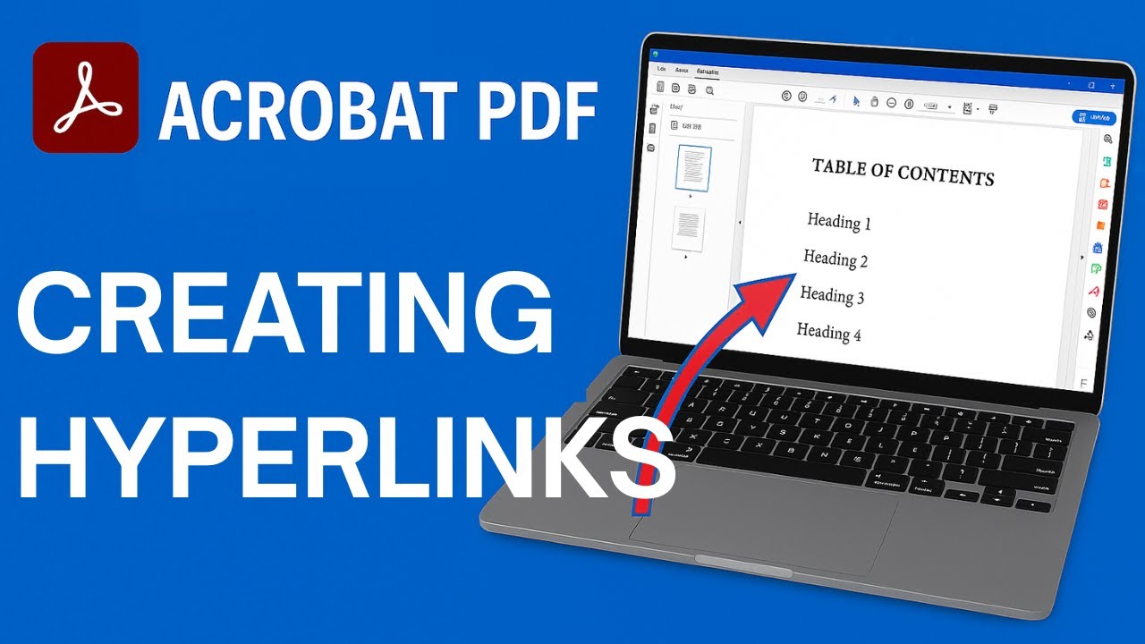 How to Create Hyperlinks in PDF with Adobe Acrobat  | Step-by-Step Tutorial