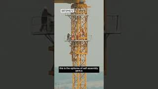Witness the Awe-Inspiring Spectacle of a Tower Crane Seamlessly Assembling Itself