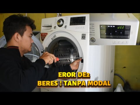 FIXING LG FRONT LOADING WASHING MACHINE ERROR DE2