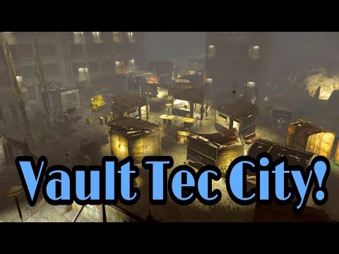 Fallout 4: Vault Tec City settlement!!