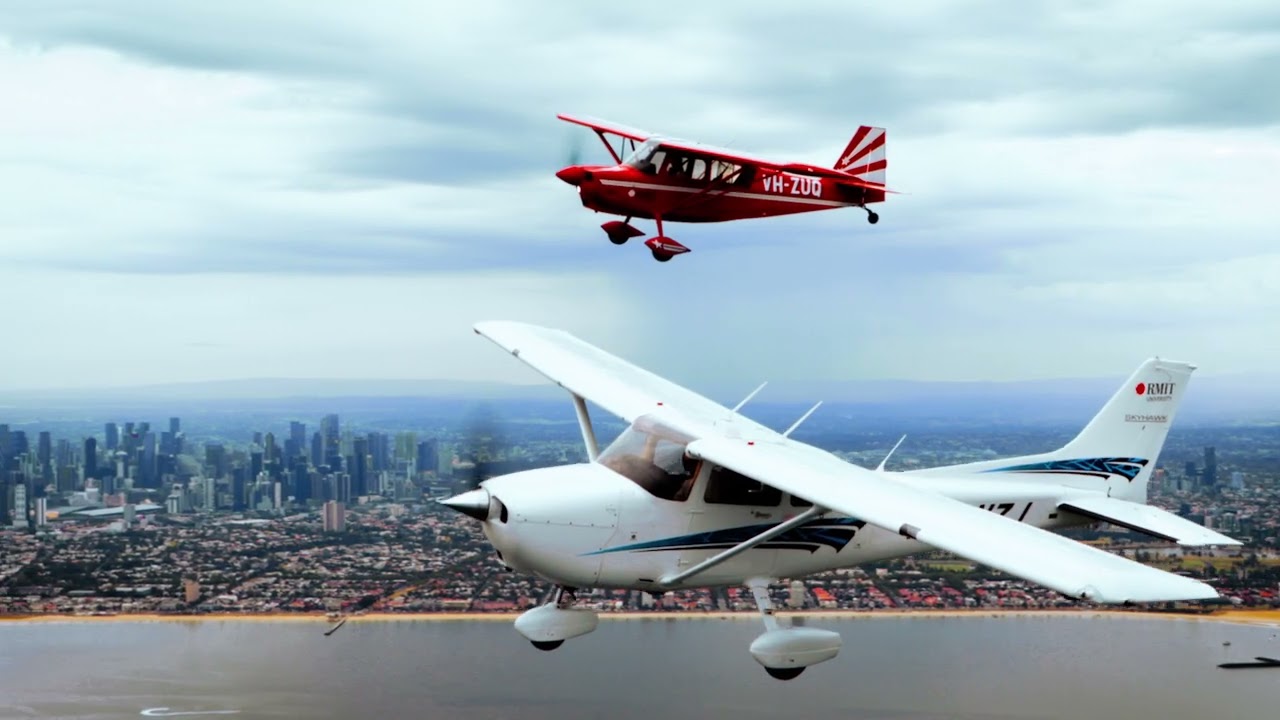 RMIT Aviation academy plane flying 