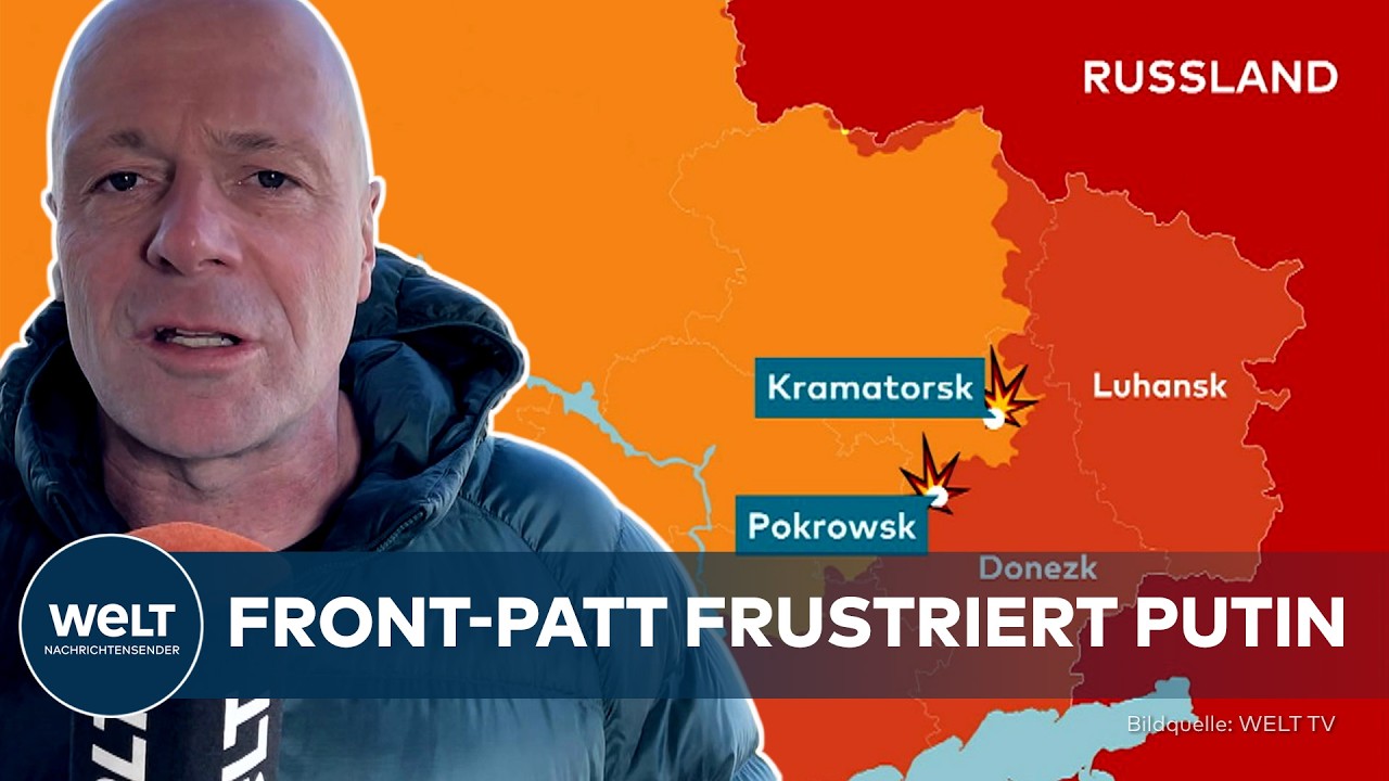 UKRAINE-KRIEG: Trotz ständigen Ansturm ‒ An der Ostfront kommt russische Offensive nicht voran