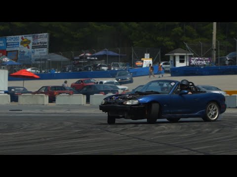 K24 MercRacing TVS 1900 Miata drifting at SNMP Sofa King Awesome Catch My Drift event 7/1/23