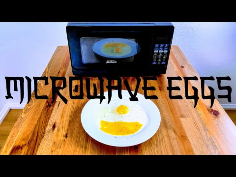 SUNNY SIDE UP EGGS IN A MICROWAVE