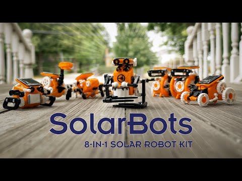 SolarBots: 8-in-1 Solar Robot Kit 